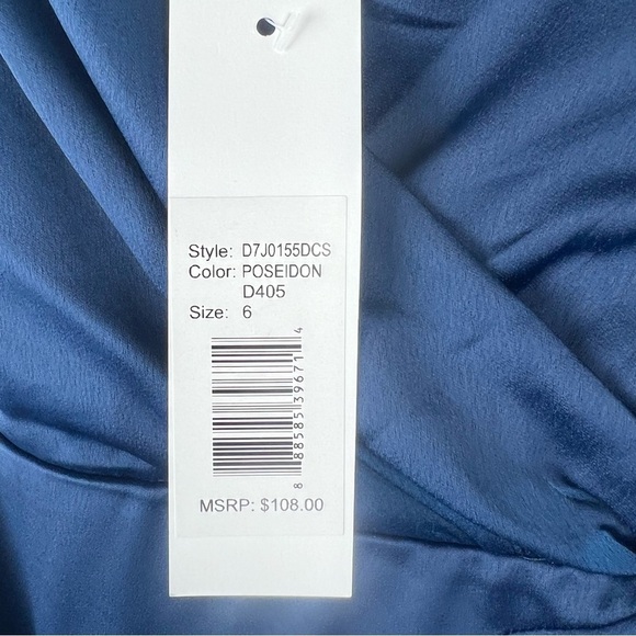 Devlin | Betsy Flirty Mini Slip Dress Poseidon Blue | 6 - Picture 9 of 11